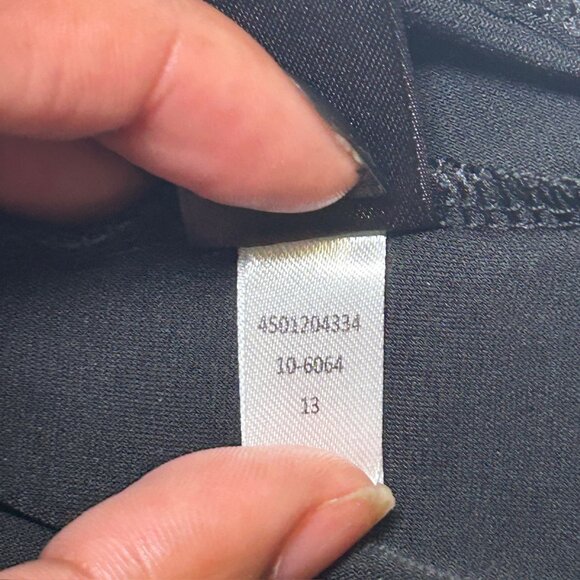 White House Black Market Tank Top Twist Knot Gold-Tone Buckle Sleeveless Black S - Picture 8 of 15